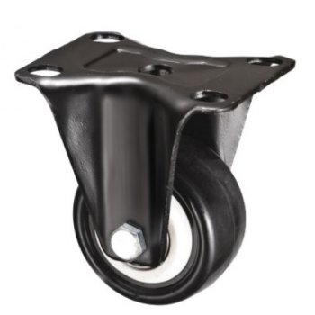 Колесо меблеве 40 мм в неповоротному кронштейні з майданчиком