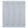 Шафа для одягу 1800х1600х500 мм металева чотирьохкамерна, однорівнева (без пдв)
