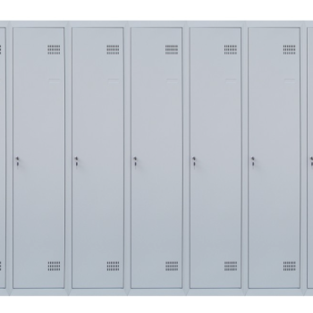 Шафа для одягу 1800х2700х500 мм металева дев'ятикамерна, однорівнева (без пдв)