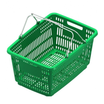 Кошик купівельний 30 л ЗЕЛЕНОГО кольору