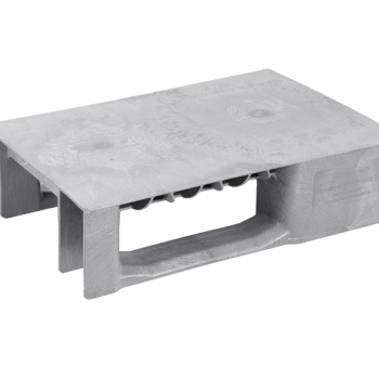 Піддон пластиковий суцільний гігієнічний 590х390х150 мм вторинний