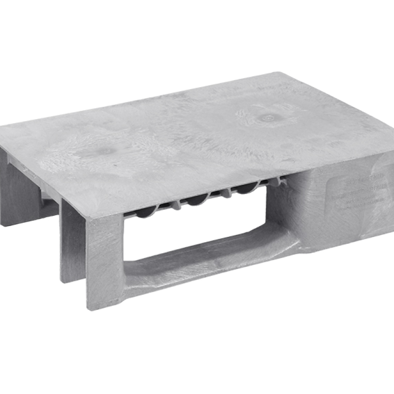 Піддон пластиковий суцільний гігієнічний 590х390х150 мм вторинний