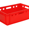 Ящик пластиковий 600х400х200 Е2 червоний (вага 2.0 кг)