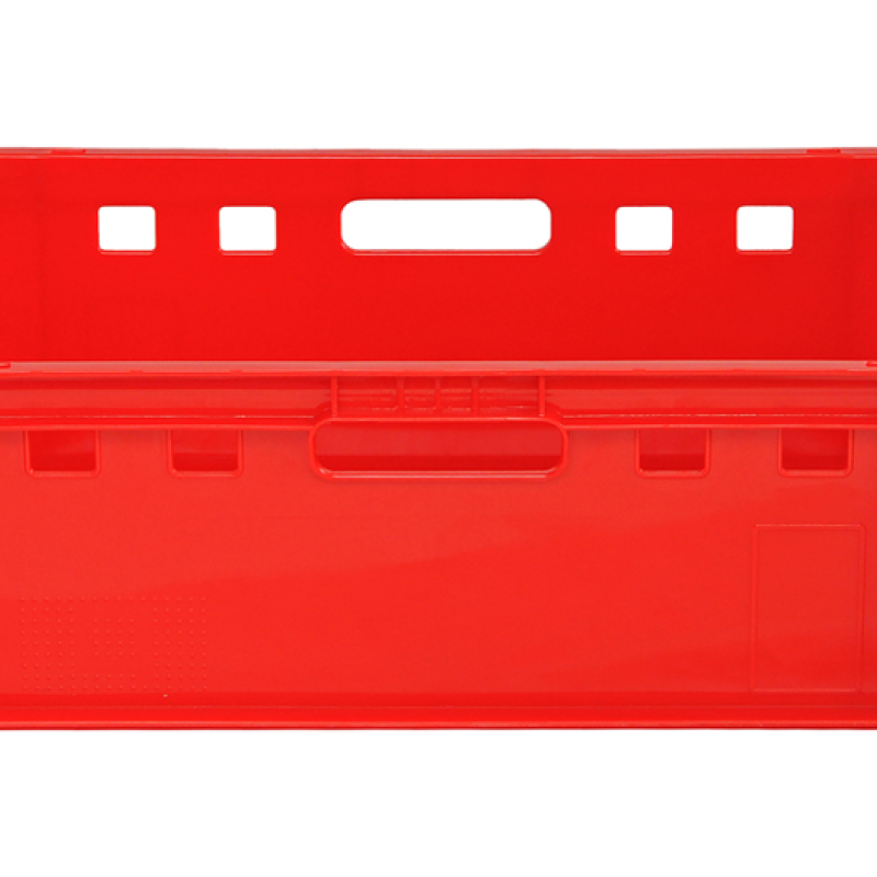 Ящик пластиковий 600х400х200 Е2 червоний (вага 2.0 кг)