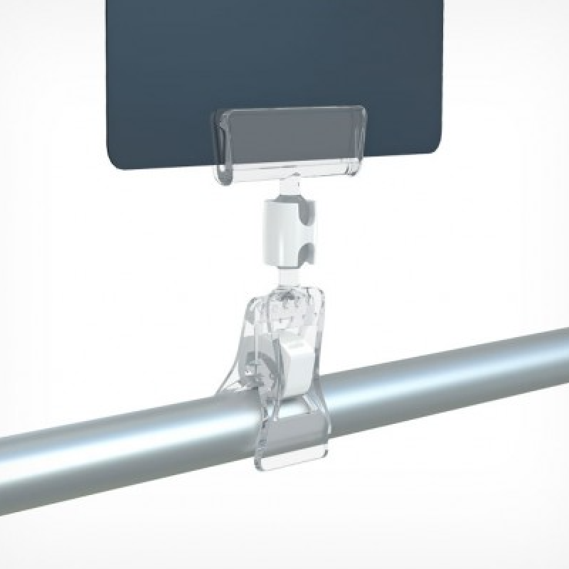 FXS Універсальний цінникотримач з затискачем малий 0, Чорний