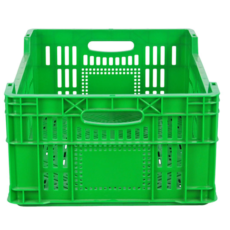 Ящик пластиковий 600*400*220/180 перфорований кольоровий вторинний