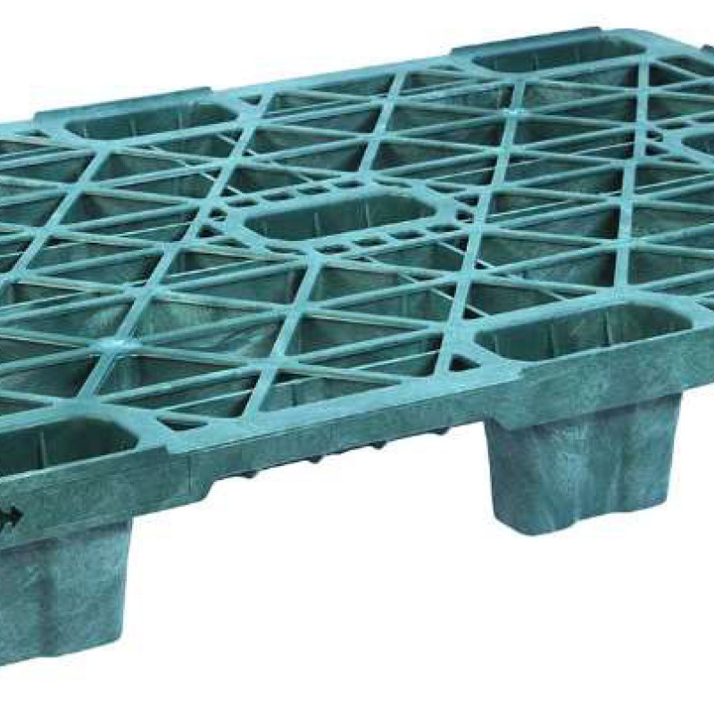 Палета полімерна зелена 1200х800х140