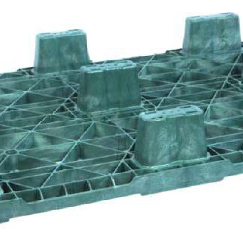 Палета полімерна зелена 1200х800х140