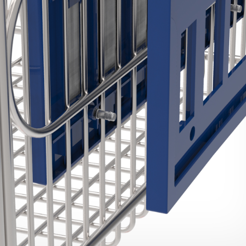 TF-A4 Комплект з 2-х рамок на купівельний візок Зелений