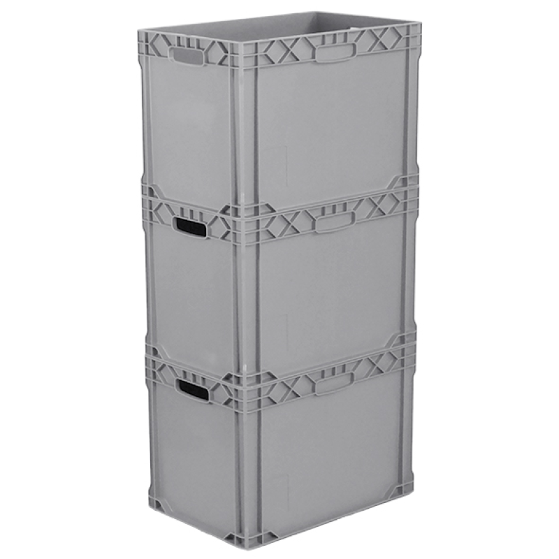 Ящик пластиковий 600х400х420 сірий