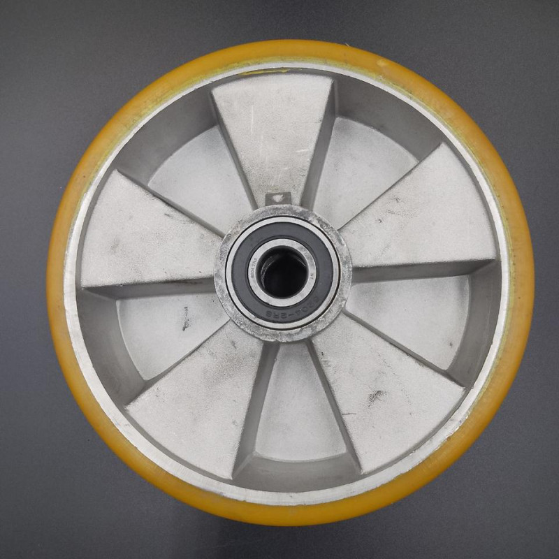 Колесо 200 мм поліуретан/алюміній