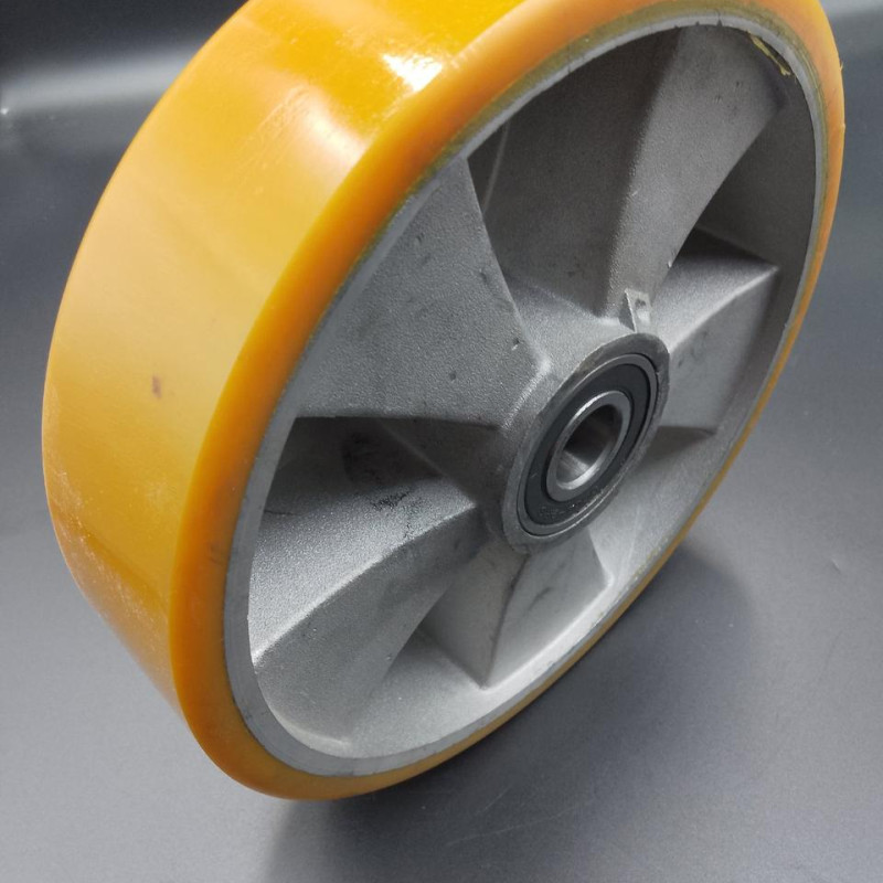 Колесо 200 мм поліуретан/алюміній