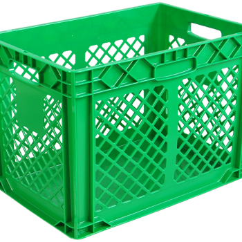 Ящик пластиковий 600*400*420 мм кольоровий, дно суцільне