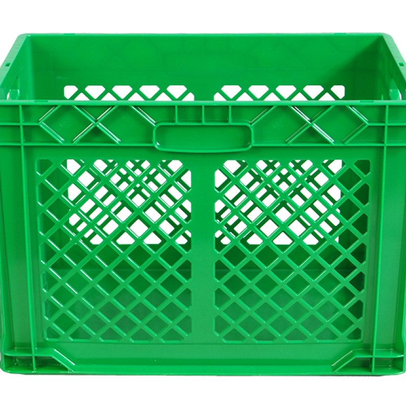 Ящик пластиковий 600*400*420 мм кольоровий, дно суцільне