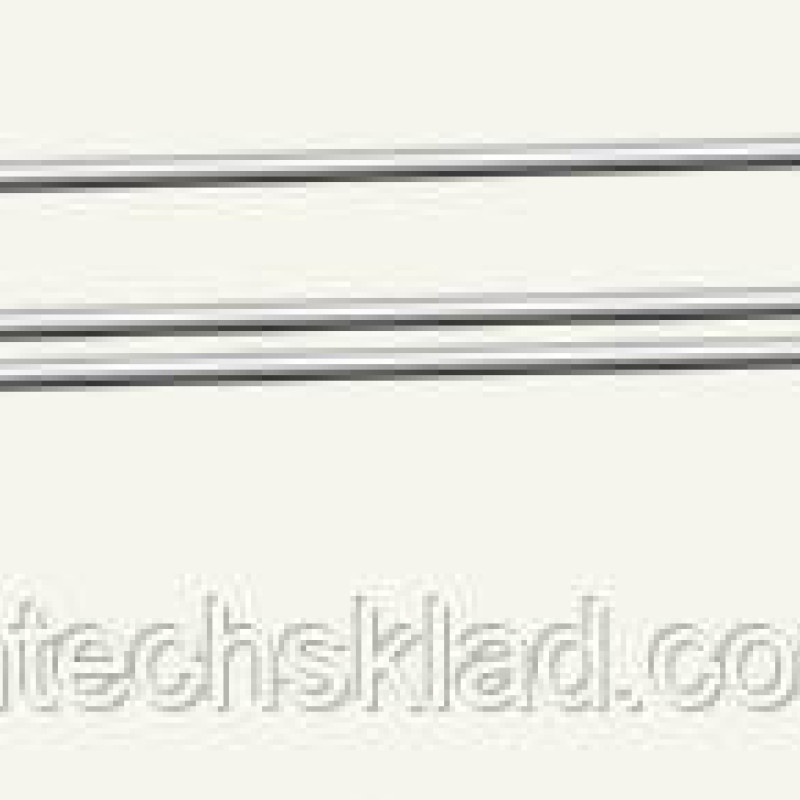 Гачок подвійний з ценникотримачем  на сітку 50х50 мм, довжина — 300 мм