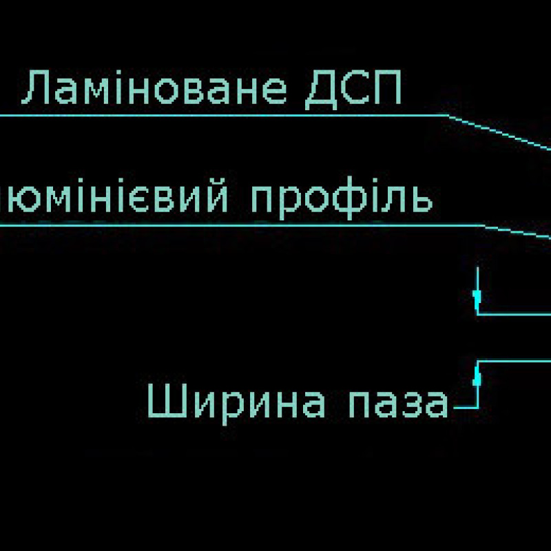Гачок подвійний на експопанель, на скобі, 200 мм