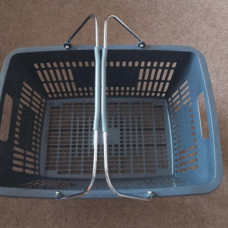 Кошик покупця 30 л СІРОГО кольору (new)