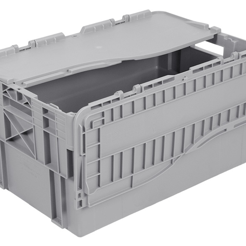 Ящик пластиковий 600х400х300 с кришкою для дистрибуції NS6430-ALC