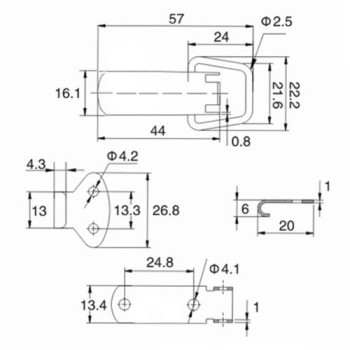 Засувка DK008 оцинкована